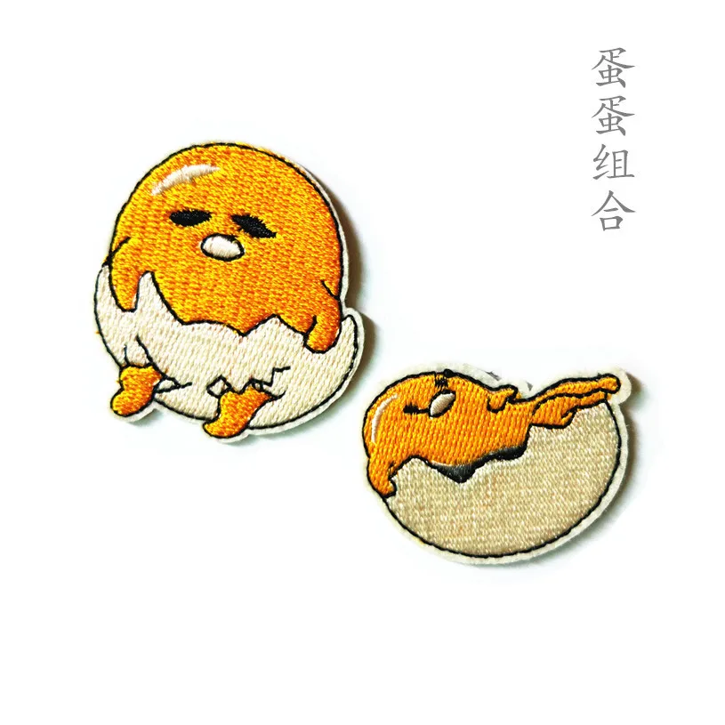 Самоклеящаяся брошь с изображением куклы-яйца тканевая наклейка аксессуары для