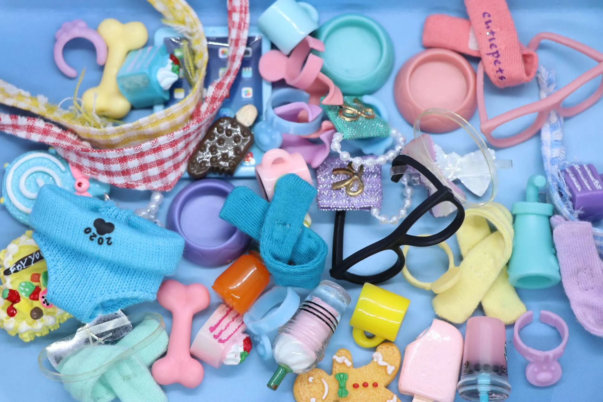 Pet случайный 20 штук воротник с бантом и Еда за 1 единицу товара для домашних