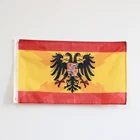 Флаг Испании с бордовым и испанским империей и щитком Dey Aguila 150x90 см баннер 3x5 футов 100D полиэстер латунные кольца