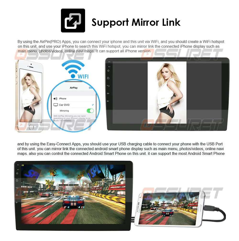 

2GB RAM 2 Din 9" Car Stereo Radio For VW/Volkswagen/POLO/PASSAT/Golf/Skoda/Octavia/Seat No-DVD WIFI GPS Navigation+Free Camera