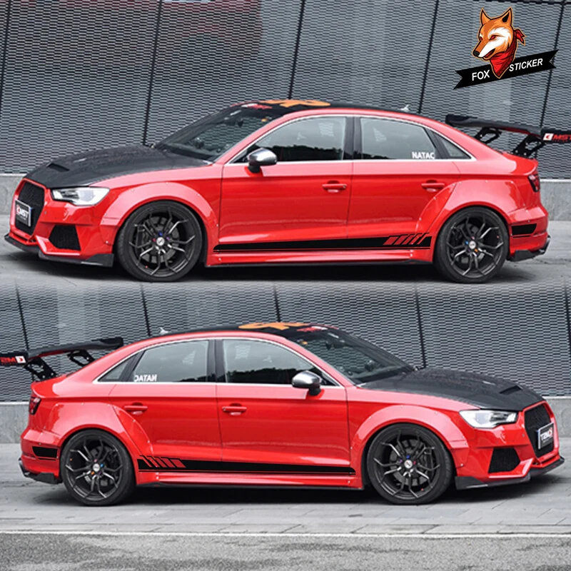 Наклейка для автомобиля на заказ двухсторонняя Спортивная наклейка кузова s Audi A1