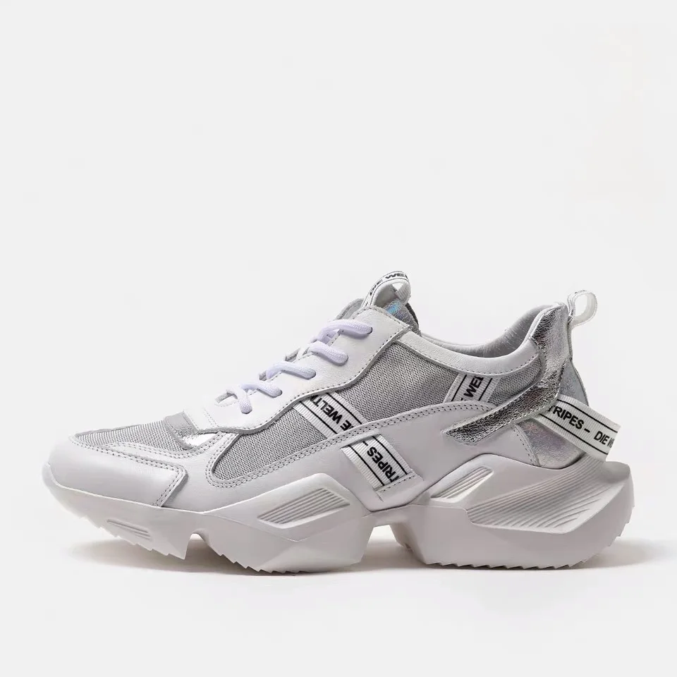 Новые модные повседневные ботинки с массивным каблуком на платформе для мужчин