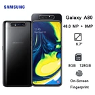 Смартфон Samsung Galaxy A80, 4G, 6,7 дюйма, задняя камера 48 МП, Восьмиядерный процессор Snapdragon 730G, 3700 мА  ч, 8 ГБ ОЗУ, 128 Гб ПЗУ, мобильный телефон дюйма