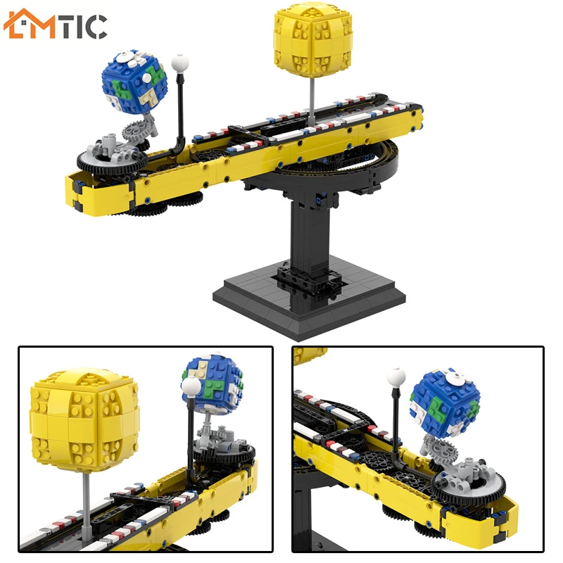 

Kids Educational Toys Building Blocks Creative Universe Sun Earth Moon Model World DIY Assembly Bricks Decor Gifts For Children