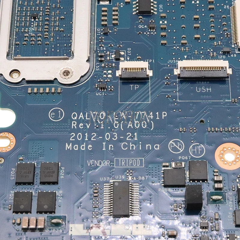 Nokotion CN-072F01 072F01 72F01 QAL70 LA-7741P материнская плата для ноутбука Dell Latitude E6330 E6430S i3-3110M CPU -