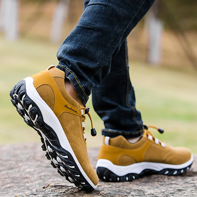 LAKESHI Men Shoes Man Sneakers Comfortable Casual Outdoor Flat Black Fashion Male Footwear | Обувь