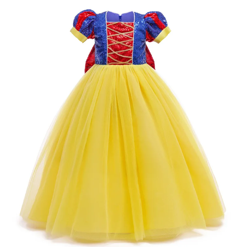 

Cosplay Girls Dress Summer Sequins Fashion Baby Princess Dresses For Christmas Party Costume 3 4 5 6 7 8 9 10 Years Kids Dresses