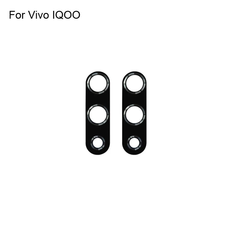 

Новые протестированные стеклянные линзы для задней камеры Vivo IQOO, 2 шт., стеклянные линзы для задней камеры, детали для Vivo IQ OO