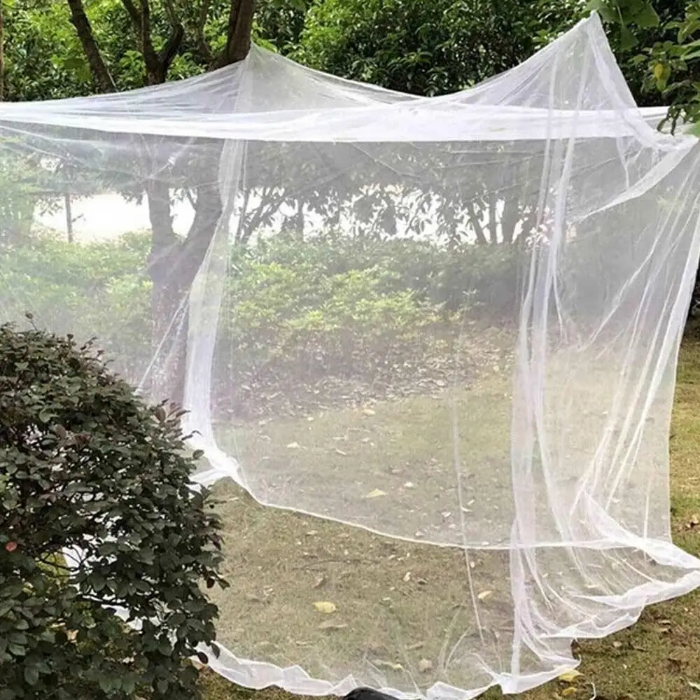 

Camping Mosquito Net Indoor Outdoor Insect Tent Travel Repellent Tent Insect Reject 4 Corner Post Canopy Curtain Bed Hanging Bed