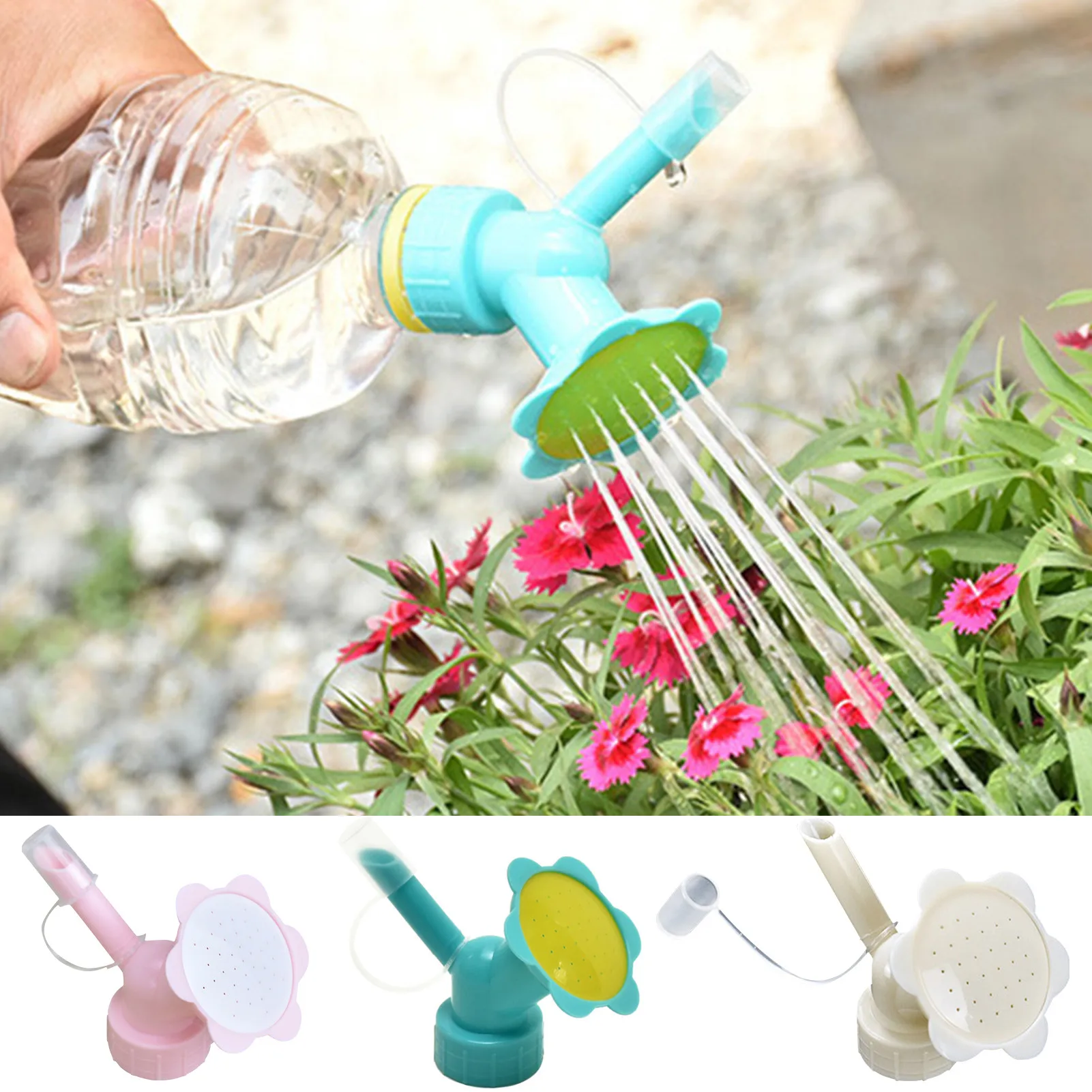 

2 In1 Watering Sprinkler Nozzle For Flower Waterers Bottle Watering Cans Sprinkler Plant Irrigation Easy Tool Watering Supplies