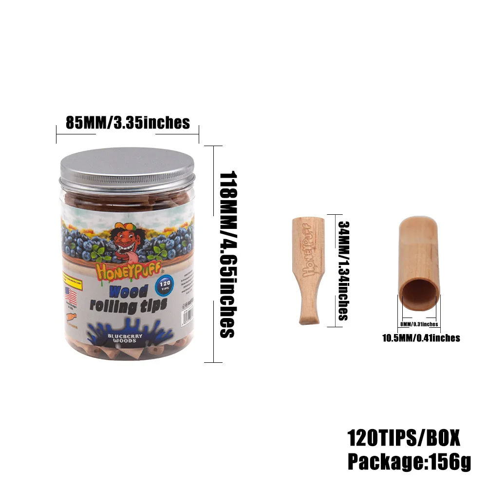 Деревянные наконечники для рта с ароматом черники деревянный наконечник фильтра