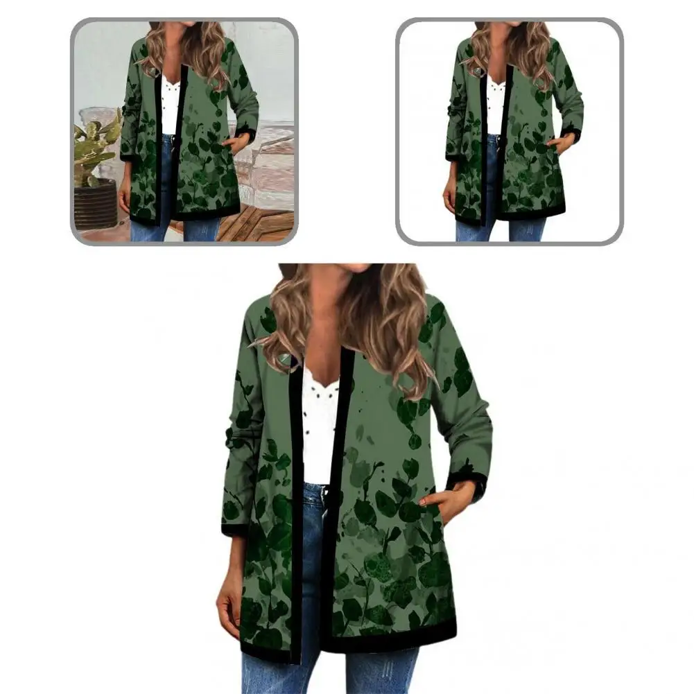 

Shrink Resistant All-Match Ethnic Style Women Cardigan Coat for Home