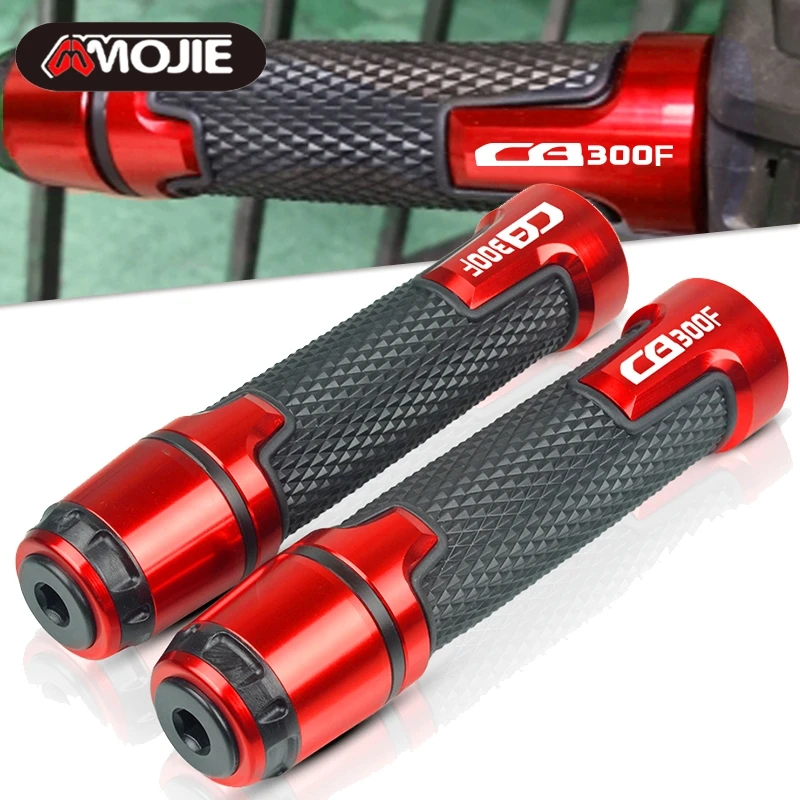 

7/8" 22MM CNC Motorcycle handlebar grip handle bar Motorbike handlebar grips FOR Honda CB300F 2014 2015 2016 2017 2018 2019