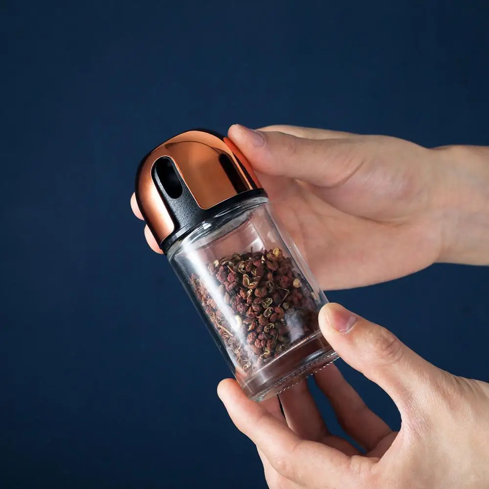 100 мл вращающиеся стеклянные кухонные приспособления бутылка для специй коробка