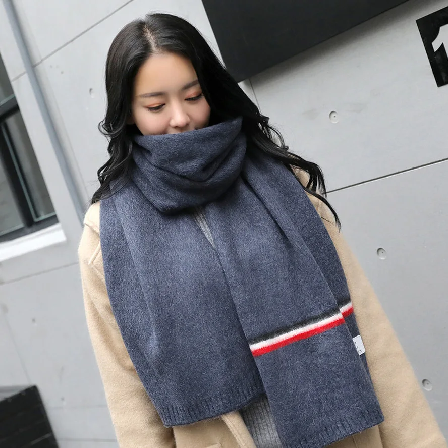 

2019 New Winter Scarf Women Neck Head Scarves Thick Knit Fashion Casual Scarfs Cashmere Ladies Shawls and Wraps Bufandas Hombre