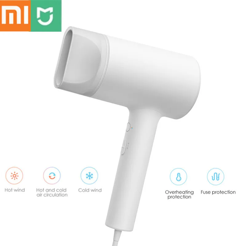 Оригинальный Xiaomi mijia 1800 Вт электрический фен для волос с ионами воды