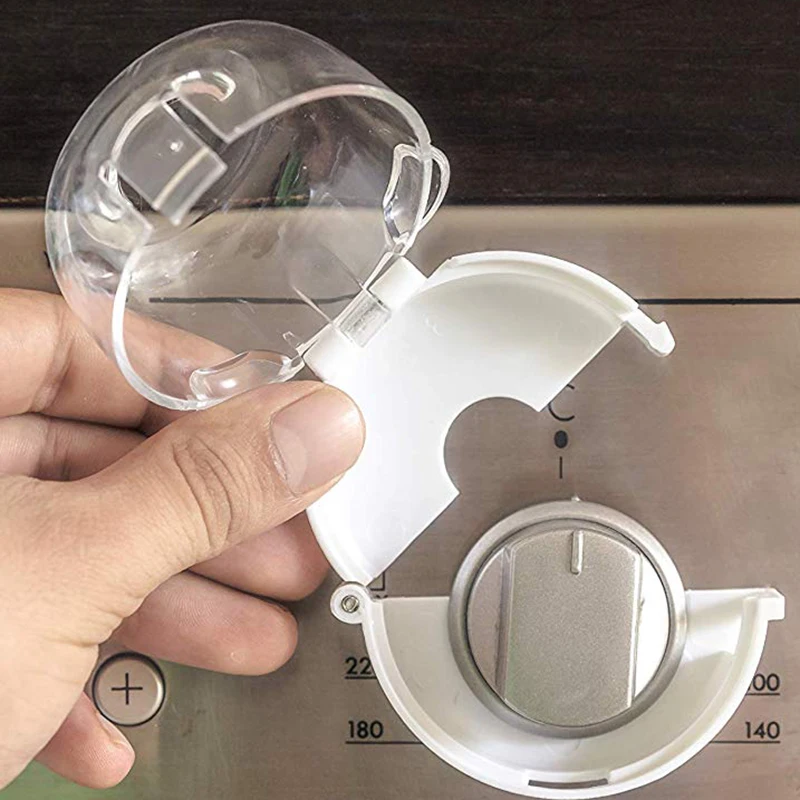 Ясная Защитная крышка для ручек 4 упаковки-Блокировка защиты от детей печей/печей