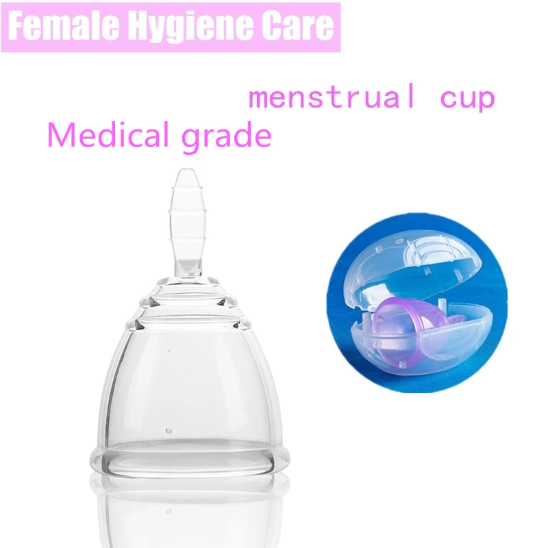 2 шт./лот женские гигиенические менструальные чашки FDA Медицинские силиконовые