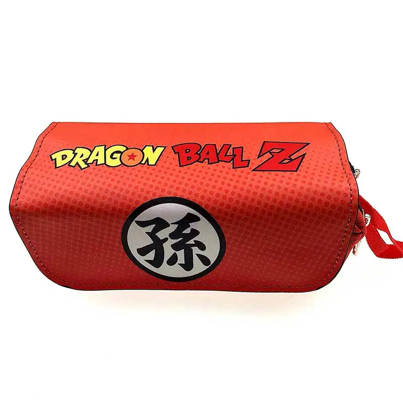 J Dragon Ball Z пенал мяч Дракон аниме персонажи черепаха большой емкости молнии ручки, карандаши, Канцтовары PU косметички, чехлы для кистей - Цвет: J
