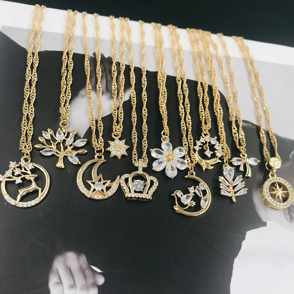 YWZIXLN трендовые элегантные ювелирные изделия кристалл цветок олень цвет униформы