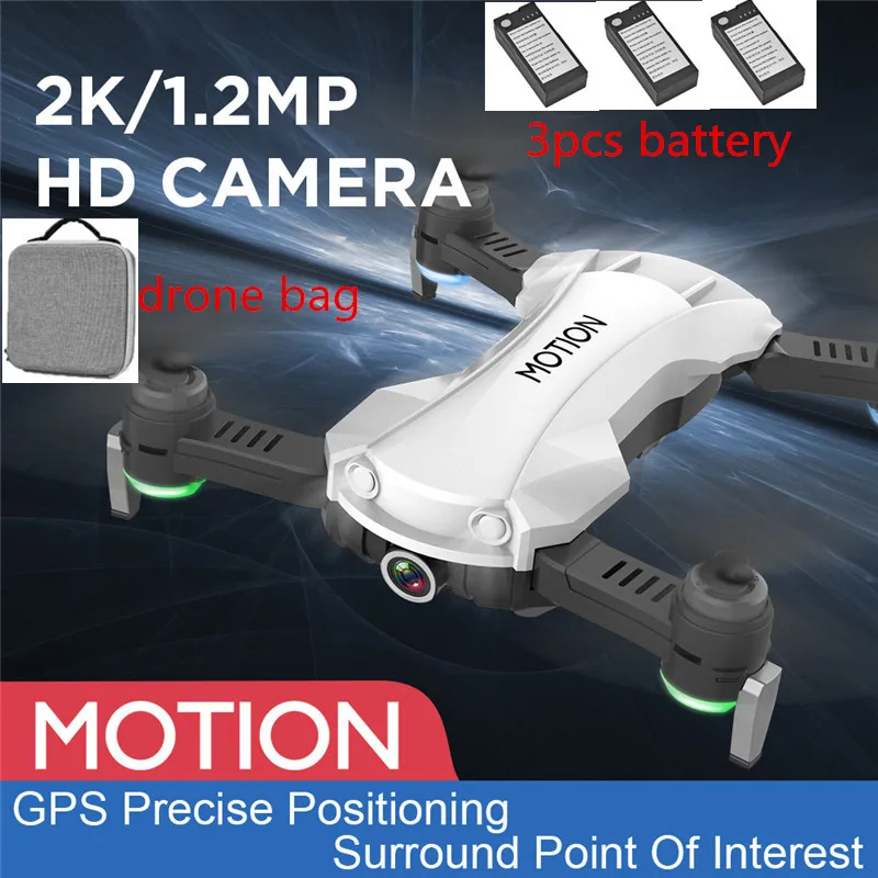 

2K Camera Selfie Foldable RC Drone 5G GPS Auto Return Smart Follow Me Professional WIFI FPV RC Remote Control Quadcopter Model