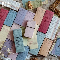 memo pads sticky notes antique ticket paper notepad diary scrapbooking stickers office school stationery notepad
