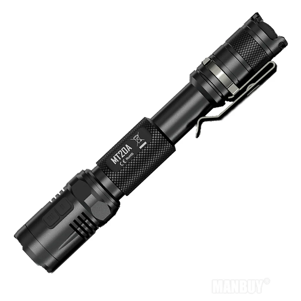 Распродажа NITECORE многоцелевой тактический MT20A Flash светильник лампа фонарик R5
