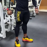 men leggings compression quick dry skinny pants man gyms fitness workout muscle bodybuilding trousers male joggers sportswear