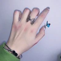 harajuku style ring trend cool girl gothic punk steampunk fashion butterfly ring party jewelry