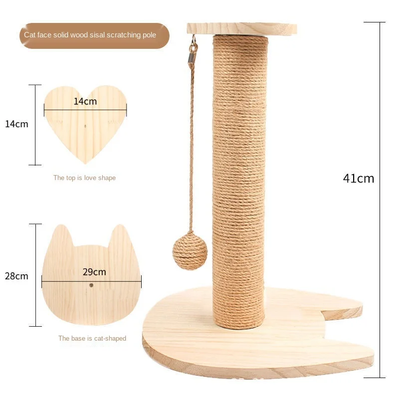 

Cat Scraper Sisal Toy Cat Climbing Frame Tile Cat Supplies Wear Resistant Scraper Funny Cat Scraper Cat