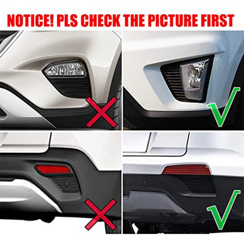 Аксессуары для Hyundai Creta Ix25 накладка на передние и задние противотуманные фары