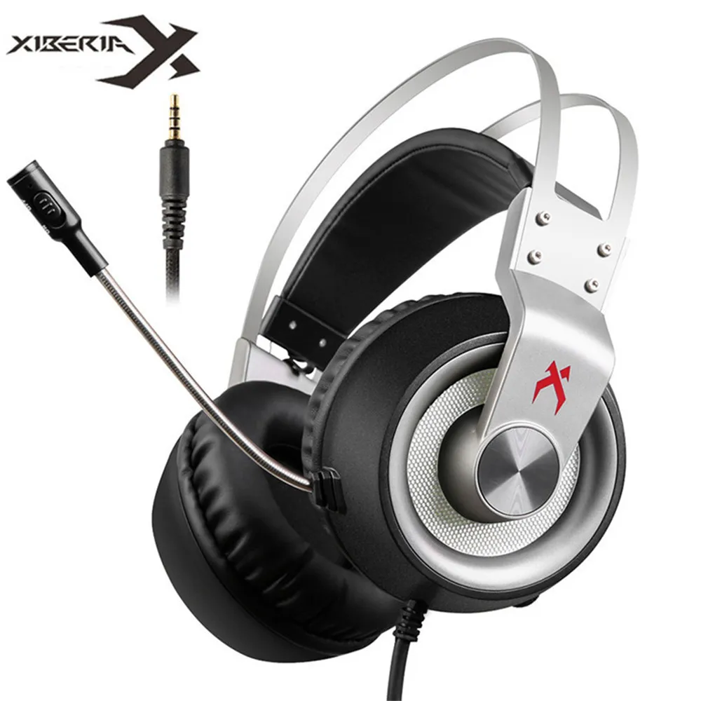 Xiberia K1 игровая гарнитура наушники для игр PS4 новый геймпад Xbox One ПК игровые