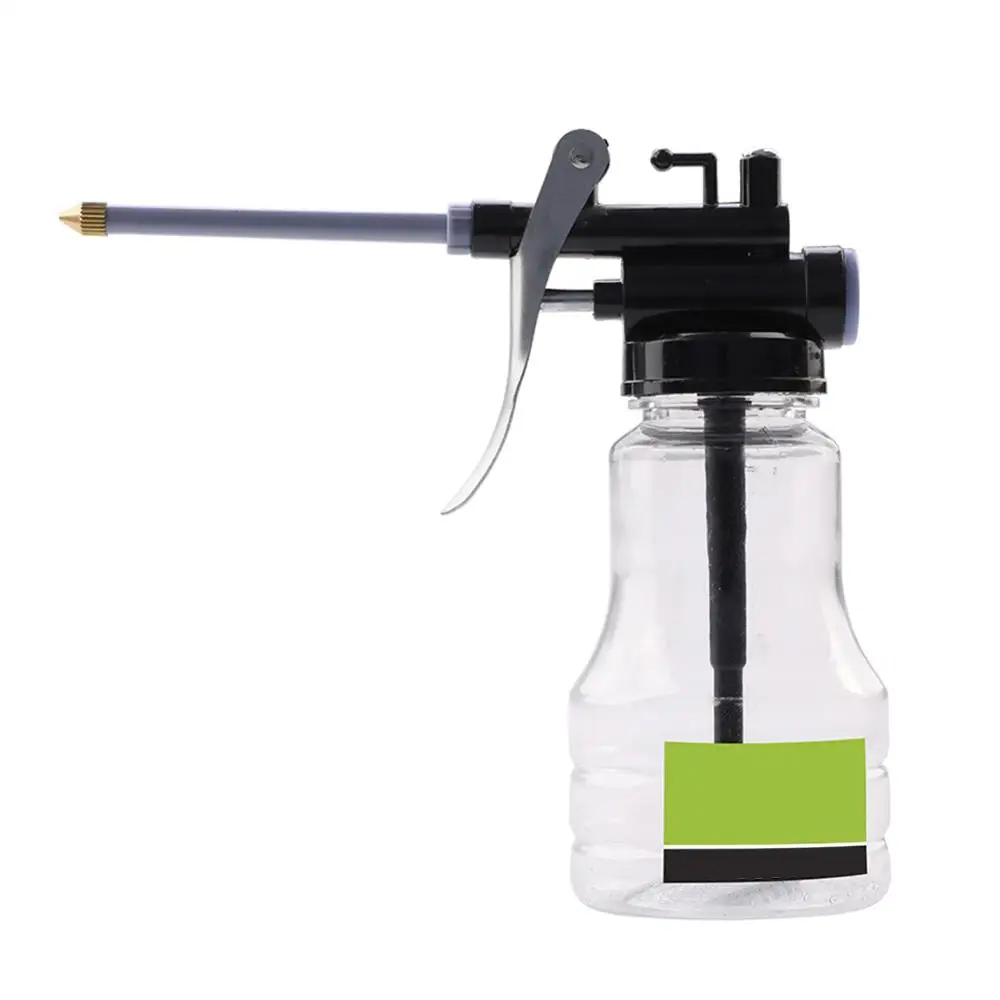 New Grease Gun Oil Pump 250ml Can Plastic Transparent Hose High Pressure Oiler Mini Injector |