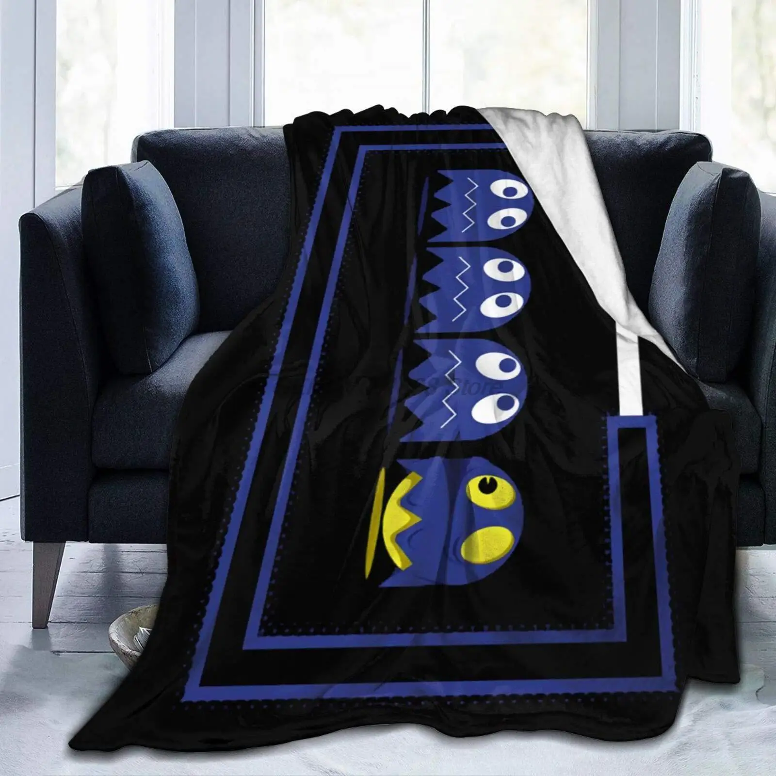 

Pac Man-Manta de microforro polar ultrasuave, для взрослых и детей