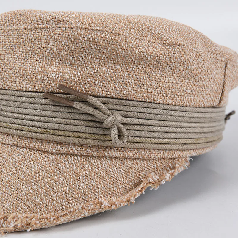 Unisex Adjustable Winter Beret For Women Solid Plain Octagonal Newsboy Burr Flat Top Ladies Casual Cadet Hat Girls Painter Caps