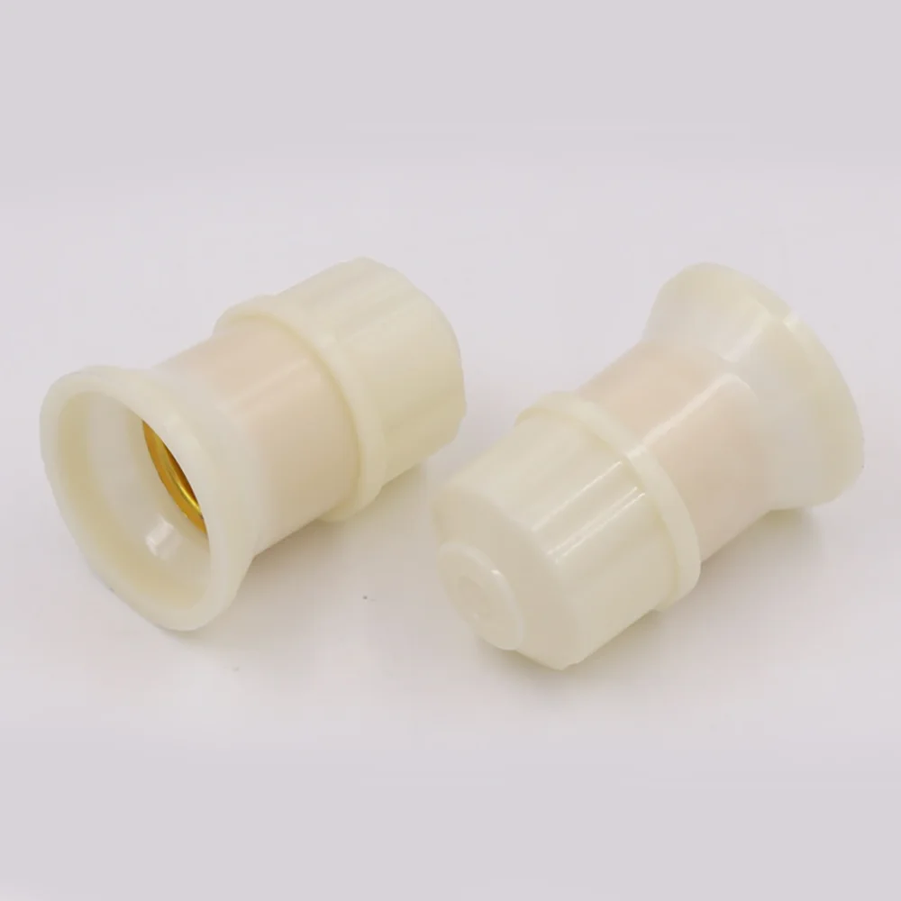 

Ordinary Milky Yellow Bakelite Chandelier Holder e27 Screw Lamp Holder E27 Luokou Chandelier Holder