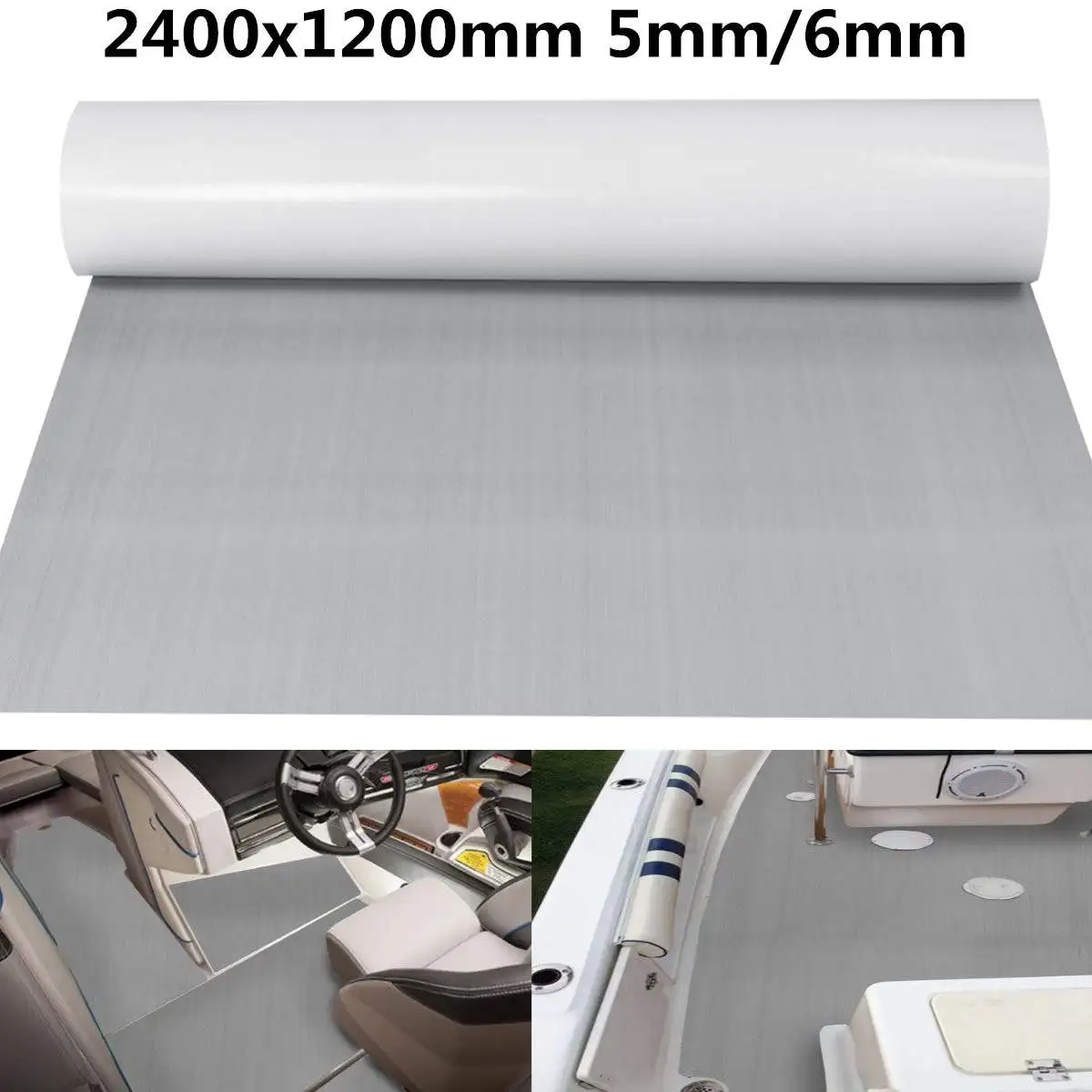 Лист для защиты пола морской лодки яхты 2400x1200 мм синтетический настил из тикового