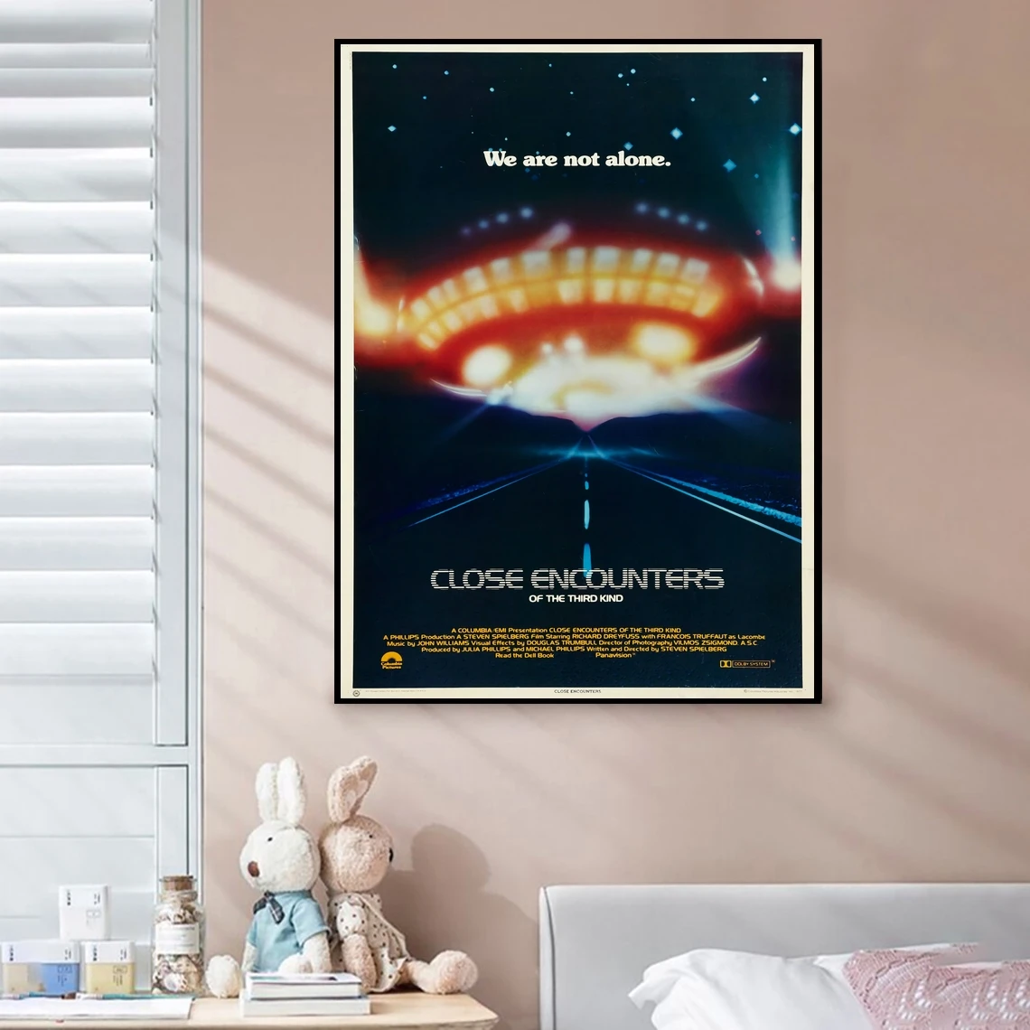 

Close Encounters Of The Third Kind Movie Cover Poster Art Print Canvas Painting Wall Pictures Living Room Home Decor (No Frame)