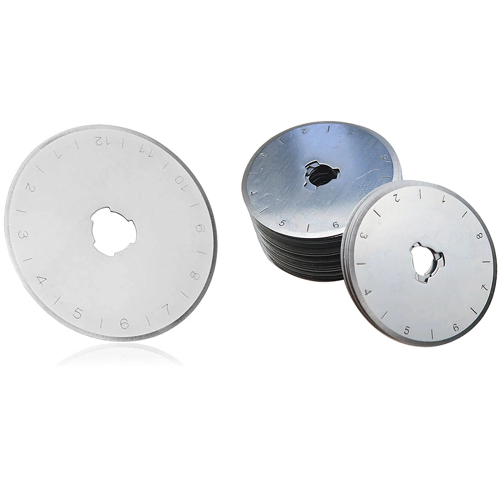 

Лезвия для роторного резака, 20 шт., острые сменные лезвия для круглого стержня, ролик для шитья ткани, кожи, бумаги, 28 мм и 45 мм