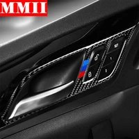 car interior decoration moulding m performance carbon fiber door handle frame trim sticker for bmw g01 g08 g02 x3 x4 2018 2020