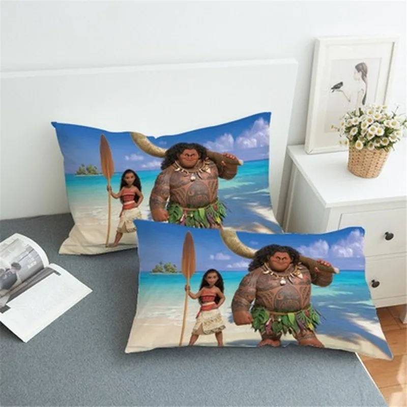 

Disney Moana Bedding Set Duvet Cover PillowCase Single Twin King Size Bedroom Decoration Cartoon boy Girls Bed Gifts bedding