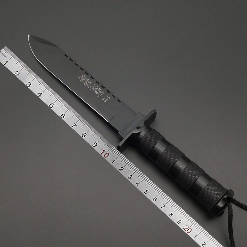 DuoClang, топ 15 в 1, MULTI-FUNCTION, военный охотничий нож с фиксированным лезвием, 440C, стальные тактические ножи для выживания, спасательные ножи