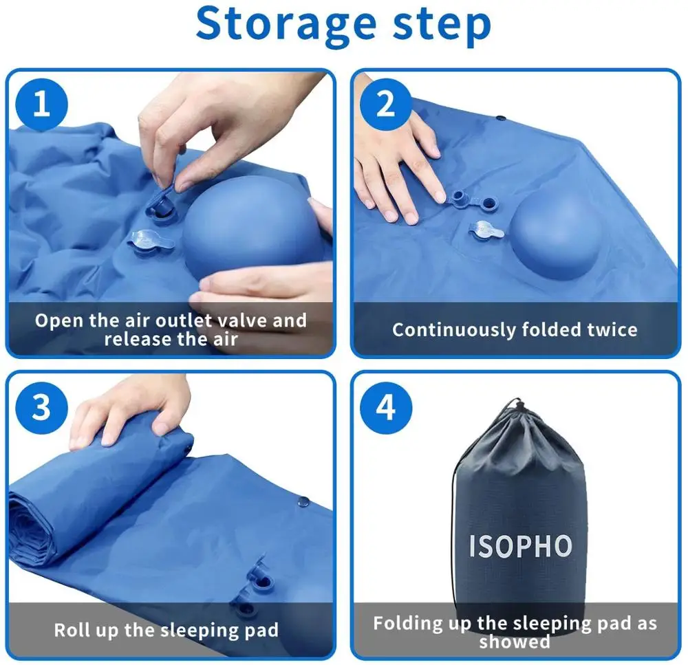 Ручной насос для Портативный Самонадувающийся спальный коврик