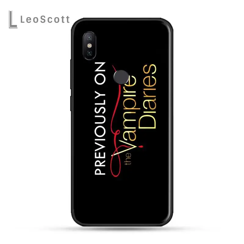 

The Vampire Diaries Stefan Damon Salvatore Phone Case For xiaomi Redmi 5 5A plus 7A 8 note 2 3 4 5 5A 6 7 GO K20 A2