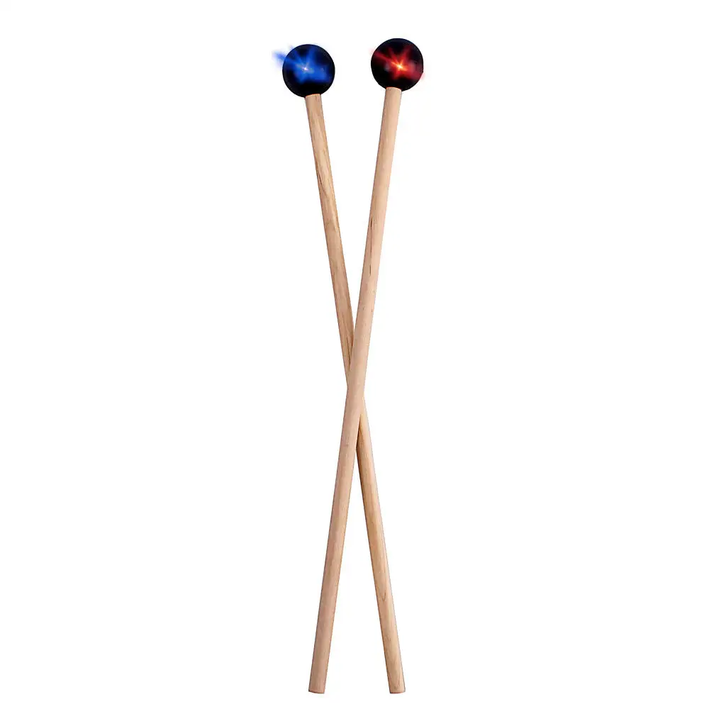 

1 Pair Maple Wood Drum Sticks Led Drumstick Mallets For Drum Kit Accessory