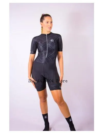 Kafitt Pro Team триатлон костюм женский Велоспорт Джерси Skinsuit комбинезон Майо Велоспорт Ropa ciclismo короткий рукав набор гель - Цвет: as picture
