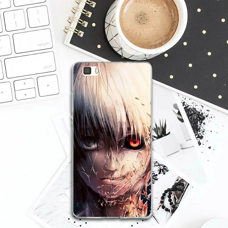 Hot Anime Tokyo Ghoul Soft Phone Case for Huawei P8 P9 P10 P20 P30 Mate 10 Pro Y5 Y6 Y7 2018 2019 Honor 6X 7X 9 Lite Plus |