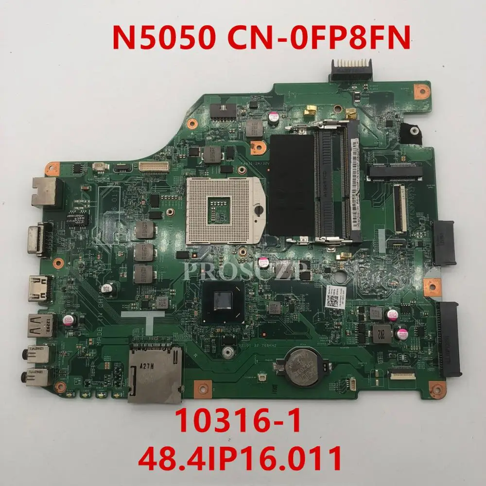 Бесплатная доставка Материнская плата для ноутбука N5050 CN-0FP8FN 0FP8FN 48.4IP10. 011 10316-1 HM67