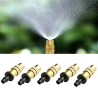 misting nozzle gardening watering 10pcs spray adjustable sprinkler sprayer copper
