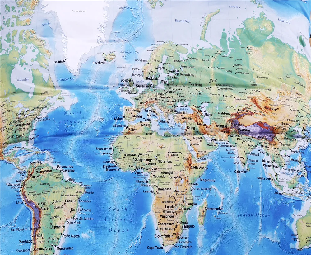 Летом прохладно популярных карта мира серии Европейский и американское одеяло